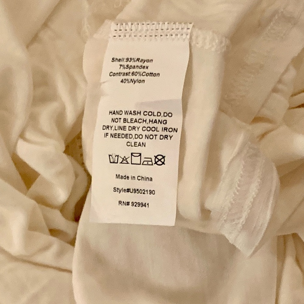 Suzanne Betro ivory white top brand new with tag lace sleeves - Picture 11 of 12